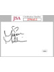 Megan Mullally signed 4x6 Index Card JSA #JJ96612 (Will & Grace/Karen)