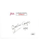 Jackie Cooper signed 3x5 Index Card 10/95- JSA #JJ96621 (Actor/Director)