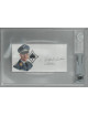 Gottfried Dulias signed 5.5x 3 cut signature w/ Image  BAS/Beckett Encapsulated (WWII German ME-109G Gustav Pilot)