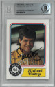 Michael Waltrip signed 1988 Maxx/Charlotte NASCAR Racing Rookie RC Trading Card #98 BAS/Beckett #00012552726