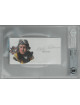 Col Billy Edens signed 5.75x3 cut signature w/ Image BAS/Beckett Encapsulated (WWII/Republic P-47 Thunderbolt)