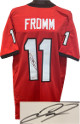 Jake Fromm signed Georgia Red Custom Stitched College Football Jersey XL- Beckett/BAS