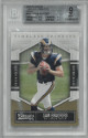 Sam Bradford 2010 Panini Classics Timeless Tributes Gold Rookie Card (RC) #186- Beckett/BGS Graded 9 Mint (St. Louis Rams)