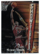 Michael Jordan 1997-98 Topps Finest Showstoppers Card #271 (Chicago Bulls w/ Coating)