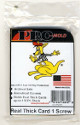 PRO-MOLD Real Thick, 120 pt, PC18II 1 Screw Screwdown Card Holder/ 10 Pack