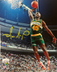 Shawn Kemp signed Seattle SuperSonics NBA 8X10 Photo- JSA Witnessed (1990 All-Star Game Gatorade Slam Dunk Contest)