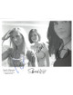 SHeDAISY Country Music Group/Band Kassidy, Kelsi & Kristen Osborn signed Lyric Street Records B&W 8x10 Photo 3 sigs