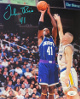 Glen Rice signed Charlotte Hornets 8x10 Photo- JSA Authenticated (jump shot)