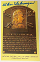 Charlie/Charles Gehringer signed HOF Plaque 3.5x5.5 Postcard- JSA #LL60417 (Detroit Tigers)