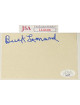 Buck Leonard signed 3x5 Index Card- JSA #LL60406 (Negro Leagues 1933-1950)
