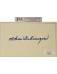 Charlie/Charles/Chas Gehringer signed 3x5 Index Card- JSA #LL60409 (Detroit Tigers/1949 HOF)