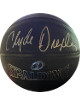 Clyde Drexler signed Spalding Black Super Tack Pro NBA Composite Leather Basketball- JSA Witnessed (Trail Blazers & Rockets)