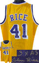 Glen Rice signed Los Angeles GMoney Yellow Custom Stitched Pro Basketball Jersey 3X AS XL- AWM Hologram