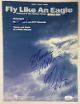 Steve Miller & Seal dual signed 1976 Fly Like An Eagle/Space Jam Full 9x12 Sheet Music/Lyrics- JSA #PP75183