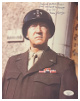 Francis Sanza signed WWII Vintage Color 8x10 Photo- JSA #SS17722 (General Patton's Jeep Driver 3rd Army)