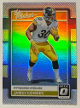 James Conner 2017 Donruss Optic The Rookie Silver Prizm Card (RC) #28 (Pittsburgh Steelers)