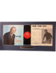 Faron Young signed 1972 Sings Wine Me Up Album Cover/LP Vinyl Record Matted (17x32)