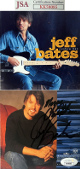 Jeff Bates signed 2003 Rainbow Man Album Back Cover w/ CD & Case Merry Christmas- JSA #KK58085