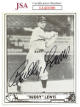 Buddy Lewis signed 1986 Reprint 1940 Ball Card #20- JSA #LL60380 (On Card Auto/Washington Senators)