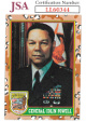 Colin Powell signed 1991 Topps Desert Storm Trading Card #2 w/ GEN USA- JSA (United States Four-Star General/Secretary of State)