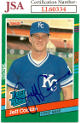 Jeff Conine signed 1991 Donruss Rated Rookie Baseball On Card Auto (RC) #427- JSA #LL60334 (Kansas City Royals)