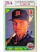 Chuck Knoblauch signed 1990 Score Rookie Baseball On Card Auto #672- JSA #LL60330 (Minnesota Twins)