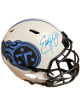 Eddie George signed Tennessee Titans Lunar Eclipse Speed FS Rep Helmet #27- Beckett Witnessed