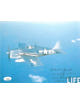 John A. Zink signed WWII Vintage Color 8x10 Photo- JSA #SS17657- US Navy Ace Fighter Pilot/VF11 USS Hornet 5 Down