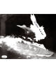 Edward Sieber signed WWII Vintage 8x10 Photo imperfect- JSA #AC92775- 4-7-45- Helldiver Japanese Yamato