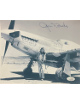 James "Jim" Brooks signed WWII Vintage B&W 8x10 Photo- JSA #SS17731- P-51 Mustang Ace Pilot/13 Kills