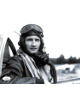 Alden Rigby signed WWII P-51 Ace Pilot Vintage B&W 8x10 Photo- JSA #SS17675- 352 Fighter Group/Silver Star