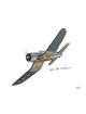 Ed Harper signed 1943 Pappy Boyington's Black Sheep 8x10 Photo- JSA #SS17621 (Corsair Pilot/VMF 214-1943 2nd Tour)