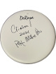Pat Mastelotto signed 12" De Rosa Drumhead w/ Crimson 2021- JSA #SS17818 (Mr. Mister/King Crimson/Stick Men)