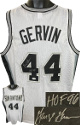 George Gervin signed San Antonio White TB Custom Stitched Pro Style Basketball Jersey HOF 96 XL- JSA Witnessed