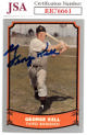 George Kell signed 1988 Pacific Baseball Legends Card #69- JSA #RR76661 (On Card Auto/Detroit Tigers)