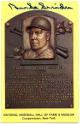 Duke Snider signed HOF Plaque 3.5x5.5 Postcard- JSA #RR76650 (Brooklyn/LA Dodgers)