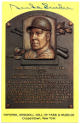 Duke Snider signed HOF Plaque 3.5x5.5 Postcard- JSA #RR76651 (Brooklyn/LA Dodgers)