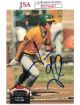 Jason Giambi signed 1992 Topps Stadium Club Card #200- JSA #RR76607 (On Card Auto/Oakland Athletics)