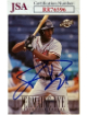 Jermaine Dye signed 1996 Fleer Excel Rookie On Card Auto (RC) #124- JSA #RR76596 (Braves)