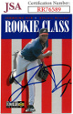 Jermaine Dye signed 1996 Upper Deck Collector's Choice Rookie On Card Auto (RC) #437- JSA #RR76589 (Atlanta Braves)