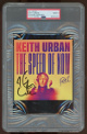 Keith Urban signed 2020 The Speed of Now Part 1 PSA Auto Graded Mint 9 CD Cover/Booklet w/ Separate CD & Case