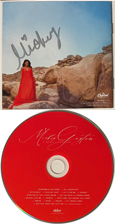Mickey Guyton signed 2021 Remember Her Name Capitol Records Album Cover Booklet w/ CD & Case