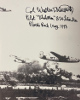 Col Walter Stewart signed WWII Vintage B&W 8x10 Photo- PSA #AD31983- Pilot "Utah Man" B-24 Liberator/Ploesti Raid/1 August 1943