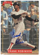 Frank Robinson signed 1994 Nabisco All-Star Legends Baseball Card- MLBPA COA (Baltimore Orioles/On Card Sig)