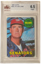 Ted Williams 1969 Topps Baseball Card #650- BVG Graded 6.5 EX-MT+ (Sub Grades-9 Edges-9 Corners/Senators/HOF)