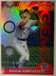 Nomar Garciaparra 2000 Topps Finest Gems Refractor Baseball Card #282 (Boston Red Sox)