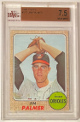 Jim Palmer 1968 Topps Baseball Card #575- BVG Graded 7.5 Near Mint+ (Sub Grades/Baltimore Orioles)