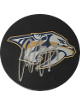 Roman Josi signed Nashville Predators Logo NHL Ice Hockey Puck- COA