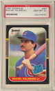 Rafael Palmeiro 1987 Donruss Rookie Card (RC) #43- PSA Graded 10 Gem Mint (Chicago Cubs)