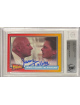 James Tolkan signed Back to the Future Mr. Stickland Custom Trading Card- BAS/Beckett Encapsulated ( w/ Michael J. Fox)